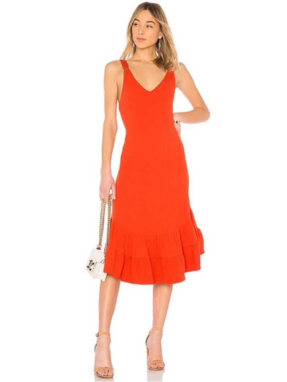 Free People Into You Orange Midi/Maxi Dress